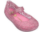 Mini Melissa, Shoes - Girl,  Mini Melissa Campana Zig Zag Pink Candy Glitter