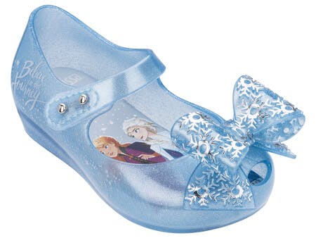Mini Melissa, Shoes - Girl,  Mini Melissa 'Frozen' Ultragirl Pearl Blue Glitter