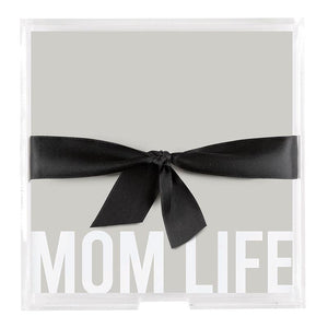 Mom Life Square Acrylic Notepaper Tray - Eden Lifestyle