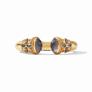 Monaco Cuff Gold Iridescent Charcoal Blue - Eden Lifestyle