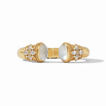 Monaco Cuff Gold Iridescent Clear Crystal - Eden Lifestyle