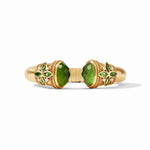 Monaco Cuff Gold Iridescent Jade Green - Eden Lifestyle