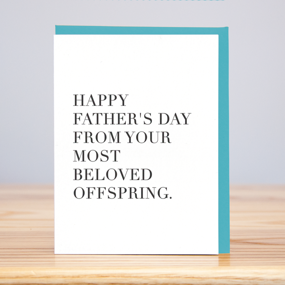 Most Beloved Offspring (Letterpress) - Eden Lifestyle