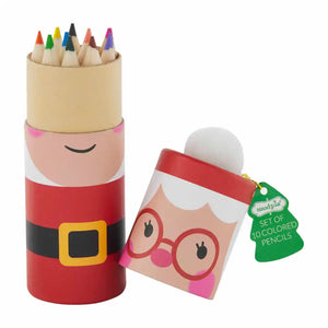 Mrs. Claus Christmas Colored Pencil Set - Eden Lifestyle