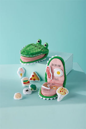 Mud Pie - Alligator Puppet Plush Book - Eden Lifestyle
