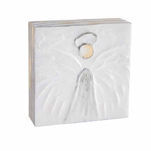Mud Pie - Angel Block Plaque - Eden Lifestyle