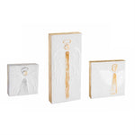 Mud Pie - Angel Block Plaque - Eden Lifestyle