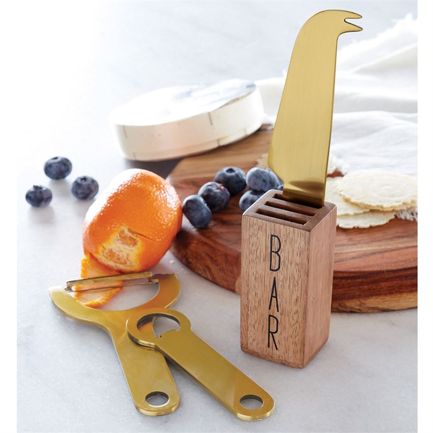 Mud Pie, Home - Serving,  Mud Pie - Bar Ware Block Set