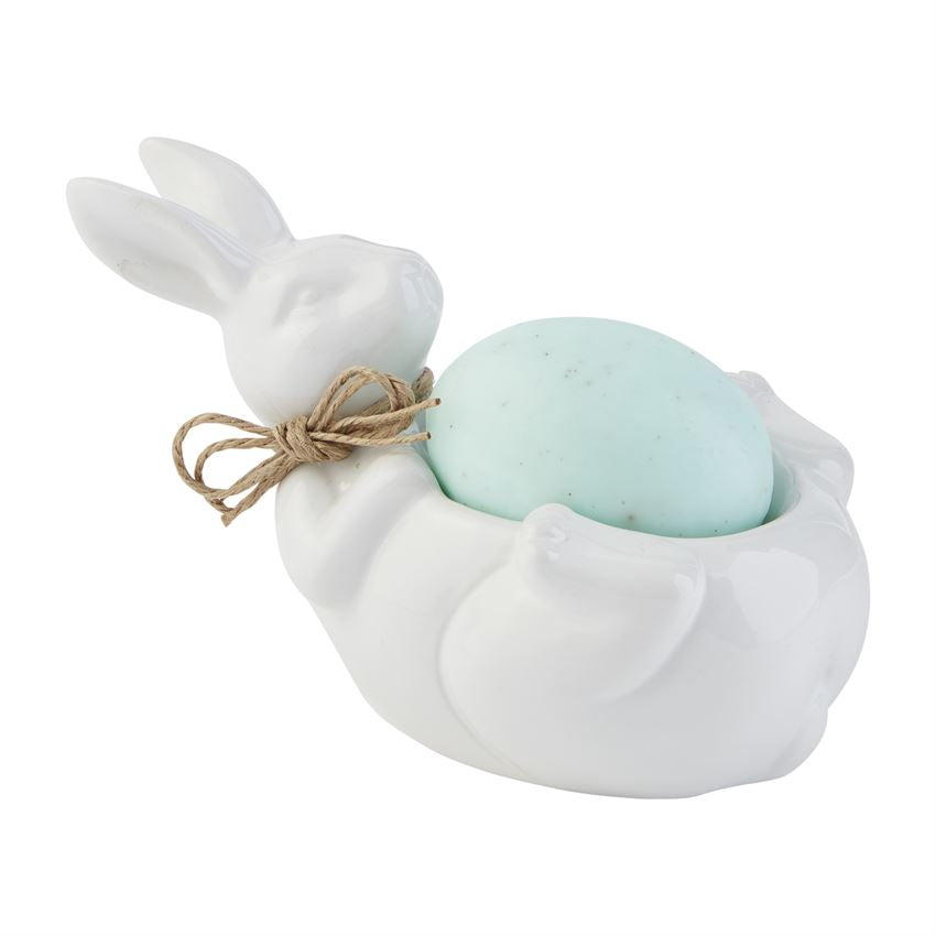 Mud Pie - Bunny Soap Dish Set - Eden Lifestyle