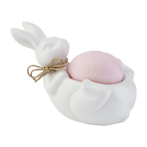 Mud Pie - Bunny Soap Dish Set - Eden Lifestyle