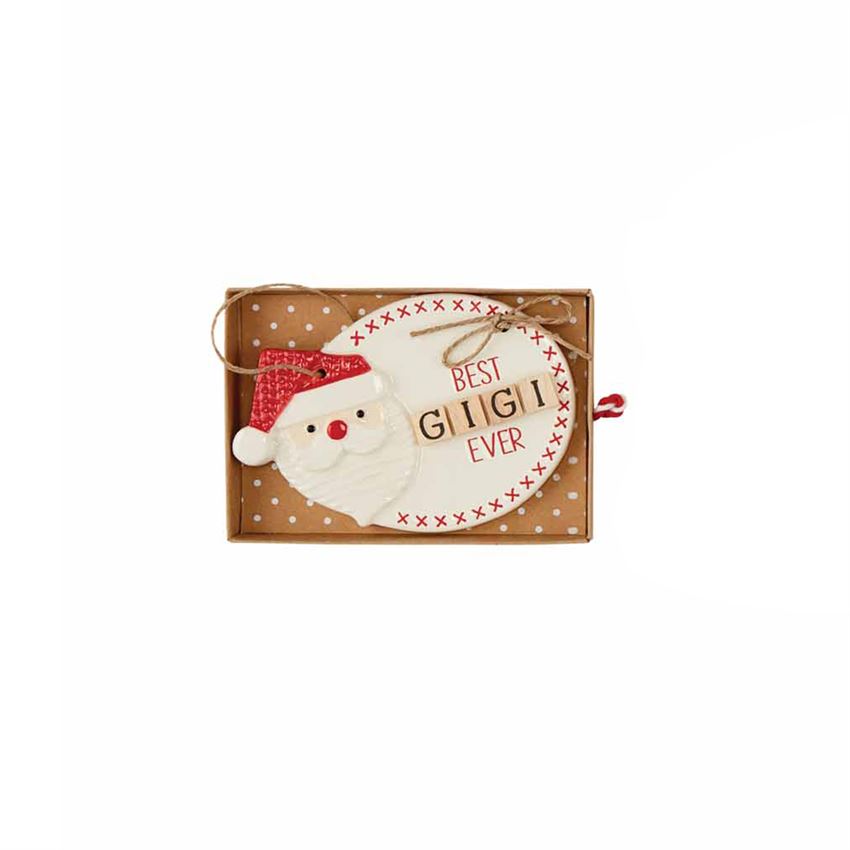 Mud Pie, Gifts - Other,  Mud Pie - Ceramic "Gigi" Ornament