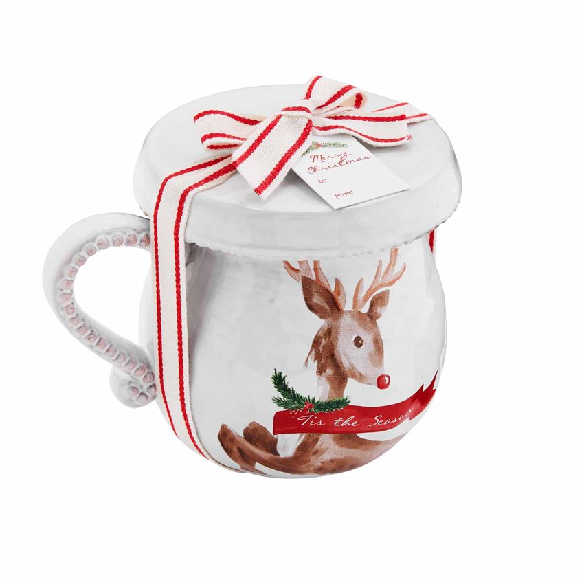 Santa and Reindeer Mug