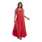 Mud Pie, Women - Dresses,  Mud Pie - Coral Mimi Tiered Maxi Dress