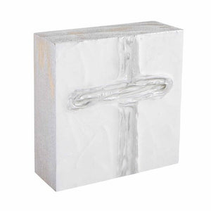 Mud Pie - Cross Plaque - Eden Lifestyle