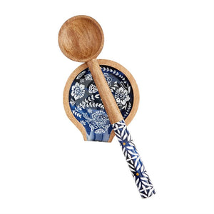 Mud Pie, Home - Serving,  Mud Pie - Indigo Spoon Rest Set