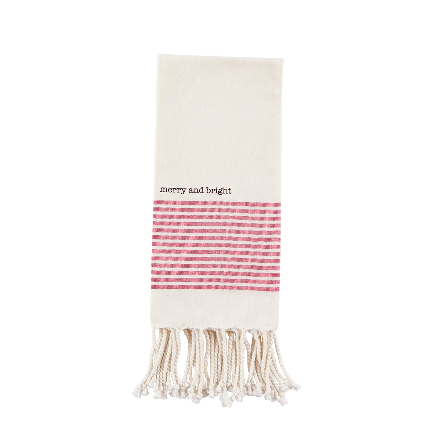 Mud Pie, Home - Serving,  Mud Pie - Merry And Bright Red Turkish Towel