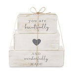 Mud Pie, Home - Decorations,  Mud Pie - So Little Stacking Wood Block Set