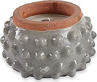 Mud Pie - Gray Dotted Terracotta Candle - Eden Lifestyle