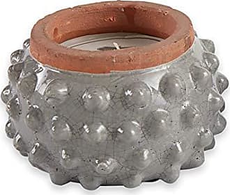 Mud Pie - Gray Dotted Terracotta Candle - Eden Lifestyle