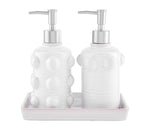 Mud Pie Beaded Soap Pump Set - Eden Lifestyle