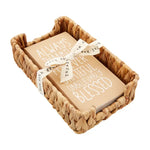 Mud Pie Blessed Napkin Set - Eden Lifestyle