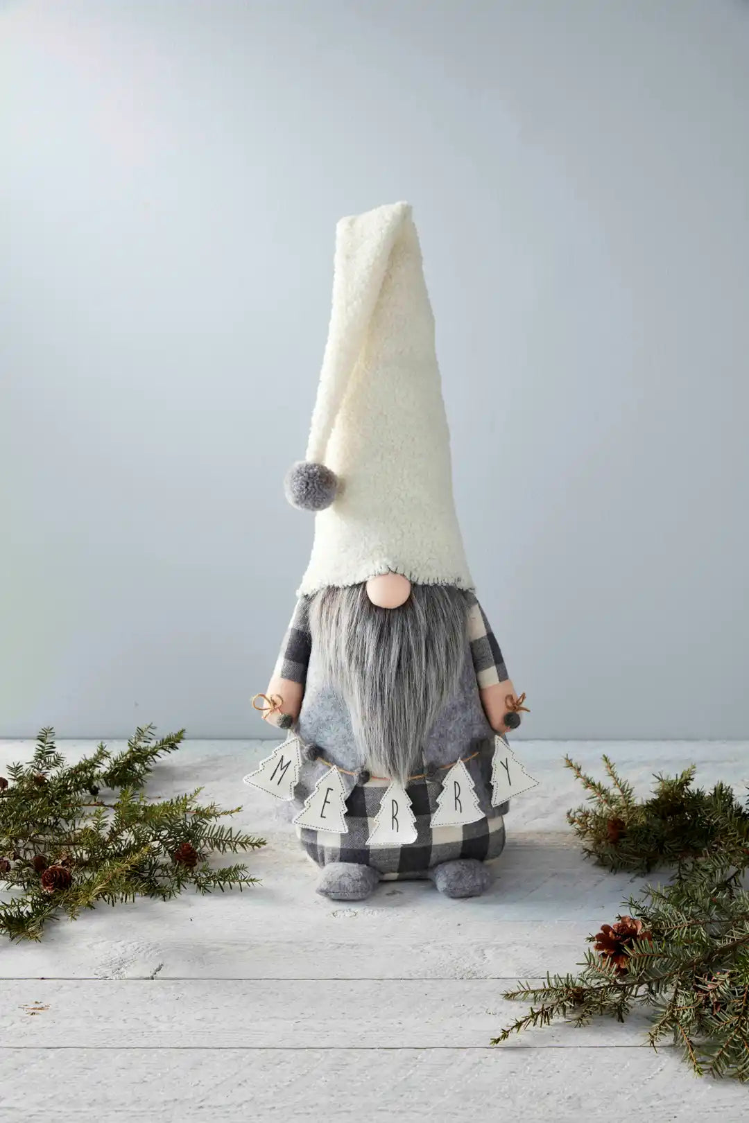 Mud Pie Merry Extra Large Gnome - Eden Lifestyle