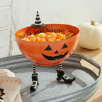 Mud Pie Pedestal Pumpkin Halloween Candy Bowl - Eden Lifestyle