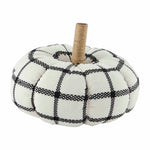 Mud Pie Small Black and White Pumpkin - Eden Lifestyle