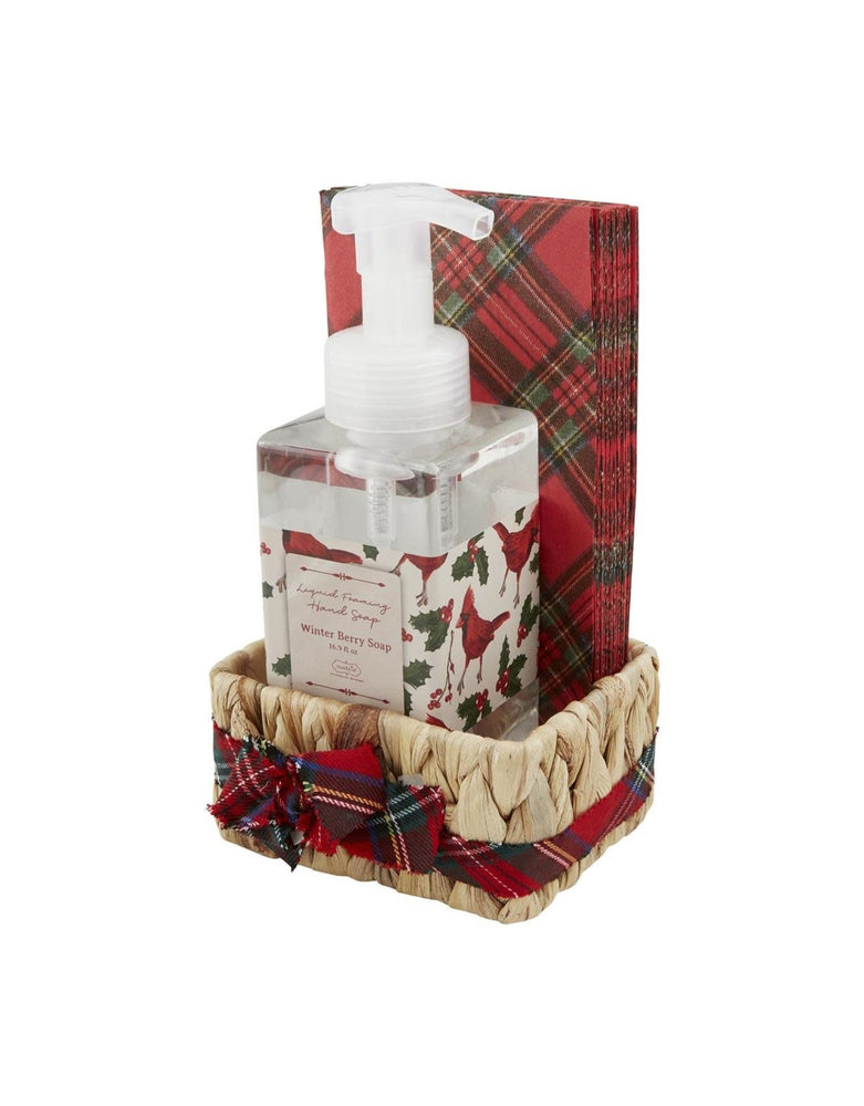 Mud Pie Soap and Guest Towel Basket Set - Eden Lifestyle