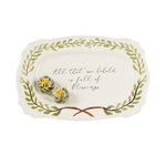 Mud Pie, Home - Serving,  Mud Pie Blessings Garland Platter