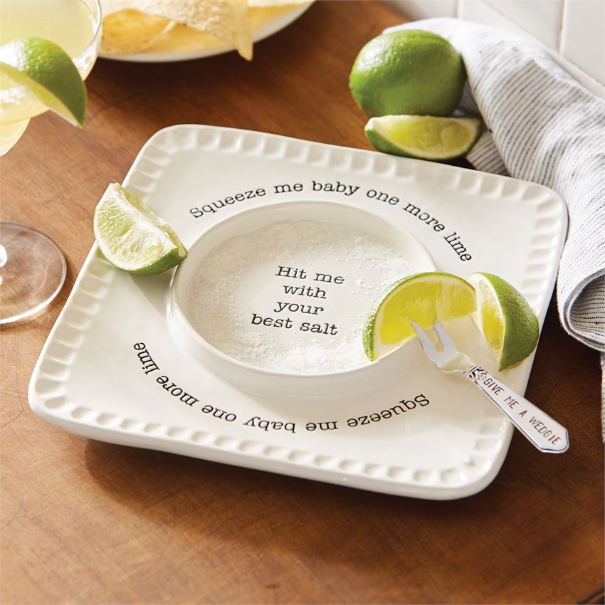 Mud Pie, Home - Serving,  Mud Pie Circa Lime and Salt Rimmer Set