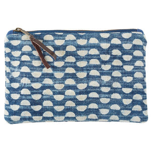Mud Pie, Gifts - Other,  Mud Pie Dhurrie Cotton Abstract Print Porto Pouch