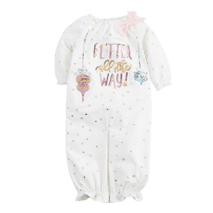 Mud Pie, Baby Girl Apparel - Rompers,  Mud Pie Glitter All The Way Gown