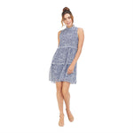 Mud Pie, Women - Dresses,  Mud Pie Nsomi Ruffle Dress in Navy Leopard
