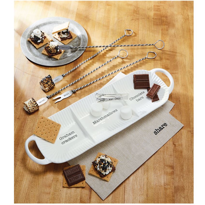 Mud Pie, Home - Serving,  Mud Pie S'more Serving Set