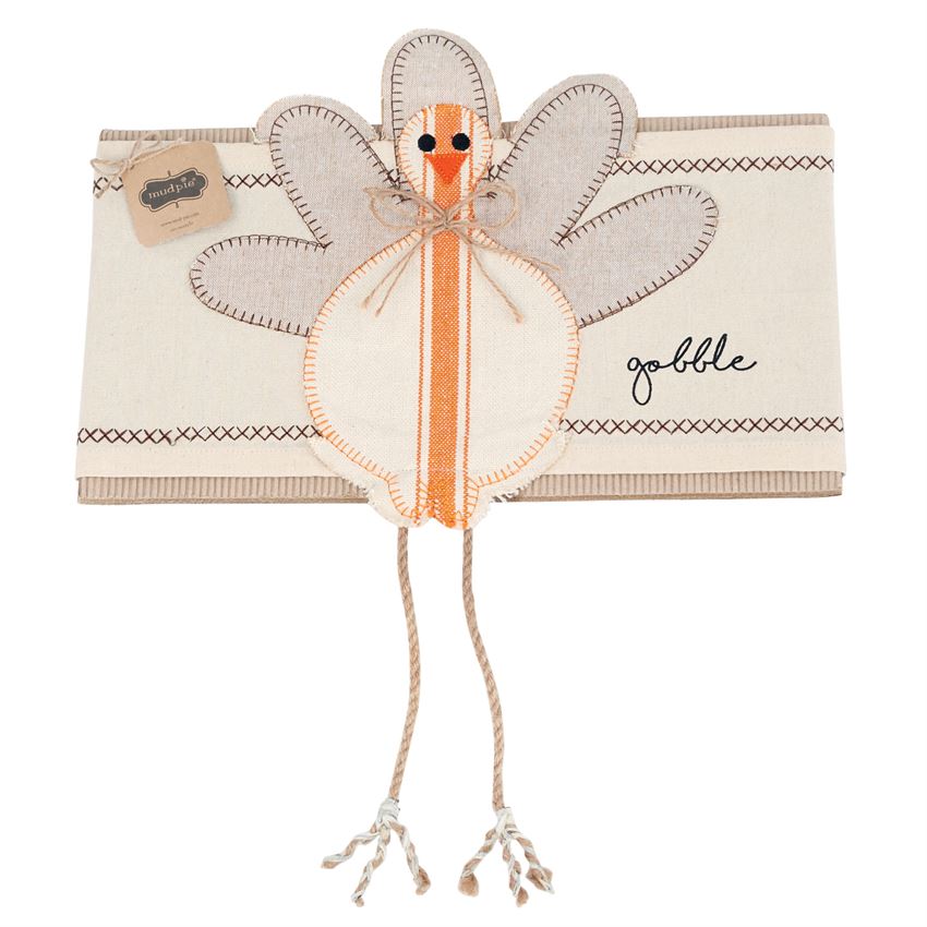 Mud Pie Turkey Dangle Leg Pillow Wrap – Eden Lifestyle