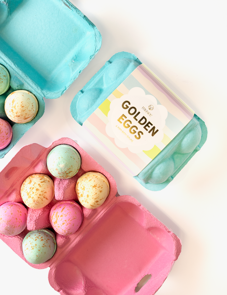 Blue Golden Eggs Bath Bomb Set - Eden Lifestyle