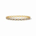 Mykonos Bangle Gold Clear Charcoal Blue - Eden Lifestyle