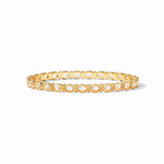 Mykonos Bangle Gold Clear Crystal - Eden Lifestyle