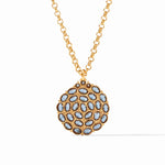 Mykonos Pendant Gold Clear Charcoal Blue - Eden Lifestyle