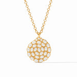 Mykonos Pendant Gold Pearl - Eden Lifestyle