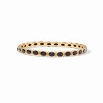 Mykonos Bangle Gold Obsidian Black - Eden Lifestyle