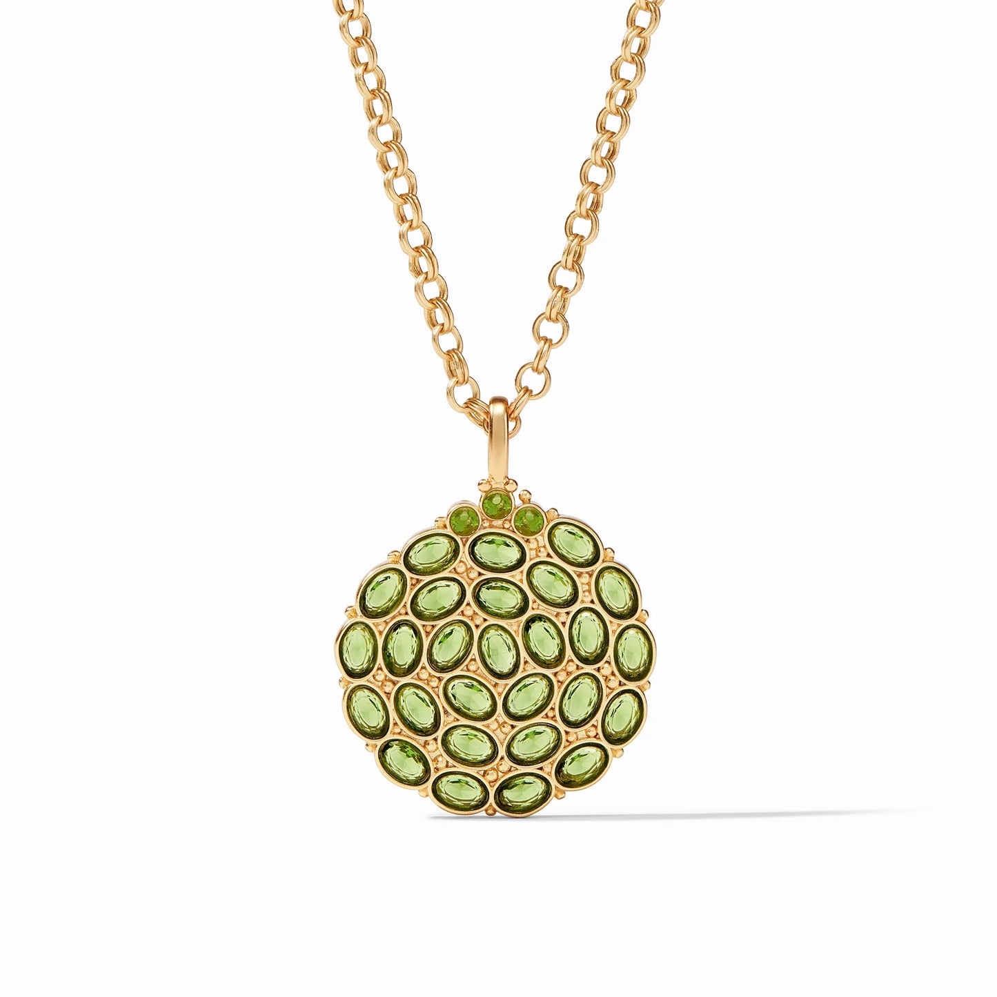 Mykonos Pendant Gold Clear Jade Green - Eden Lifestyle