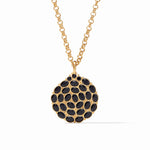 Mykonos Pendant Gold Obsidian Black - Eden Lifestyle