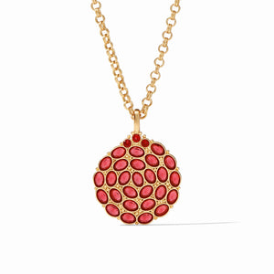 Mykonos Pendant Clear Ruby Red - Eden Lifestyle