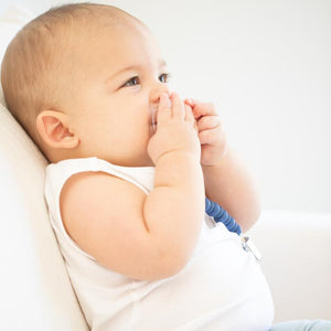 Navy Pacifier Clip - Eden Lifestyle