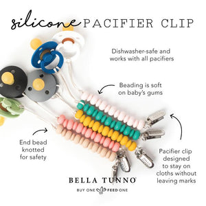 Navy Pacifier Clip - Eden Lifestyle