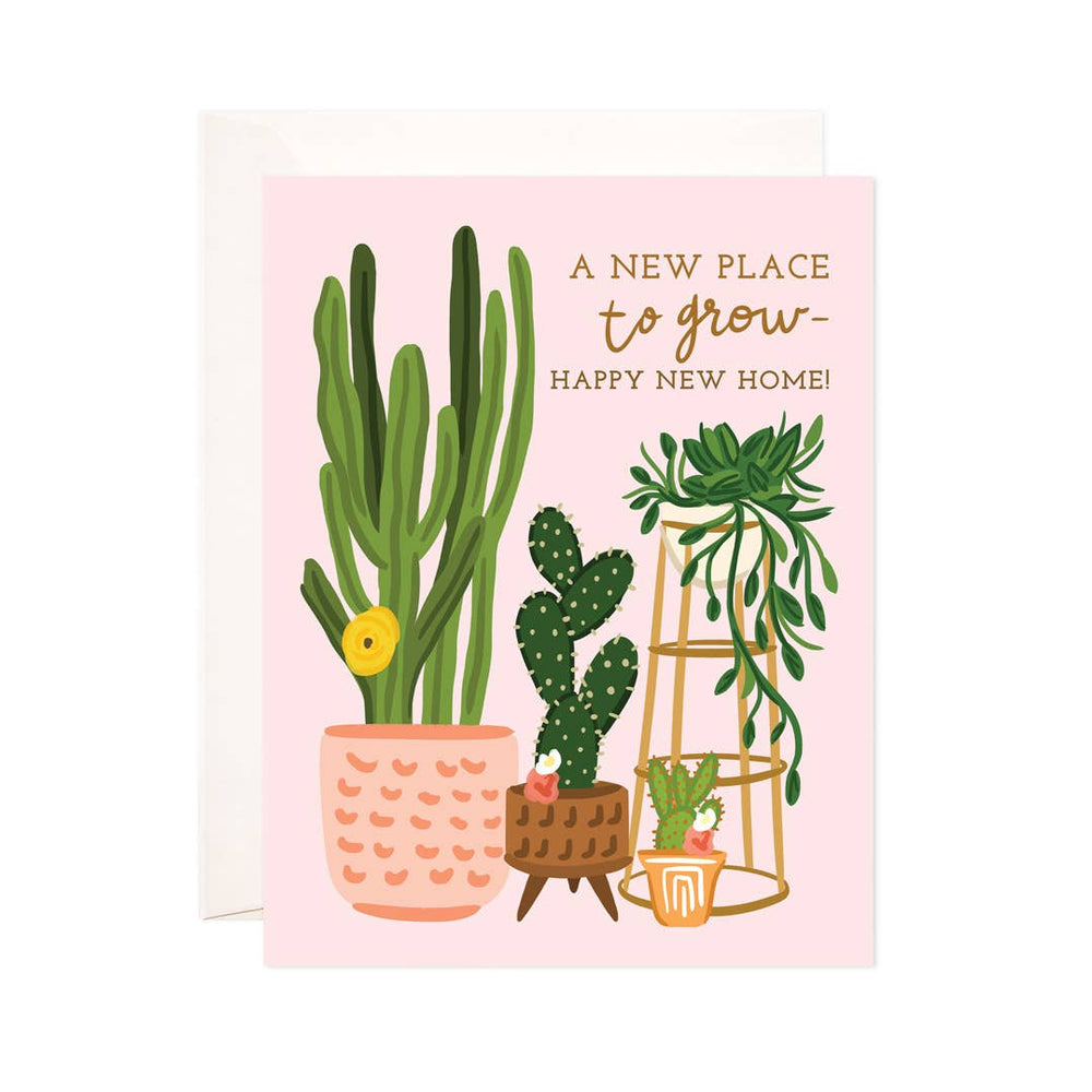 New Place To Grow Greeting Card - Eden Lifestyle