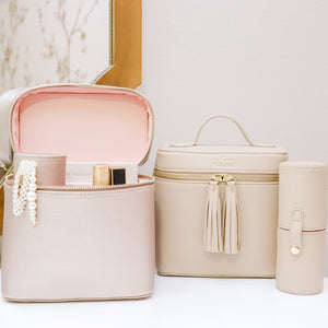 Rose Gold Mini Makeup Travel Bag - Eden Lifestyle