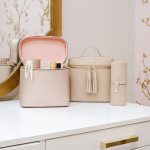 Rose Gold Mini Makeup Travel Bag - Eden Lifestyle